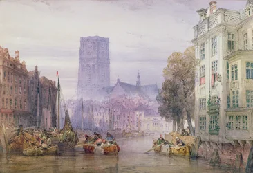 De Grote Kerk van St. Lawrence, Rotterdam, 1881